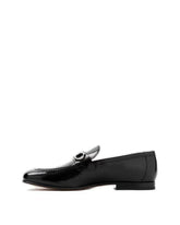 Men's Gancini-buckle Slip-on Loafers
